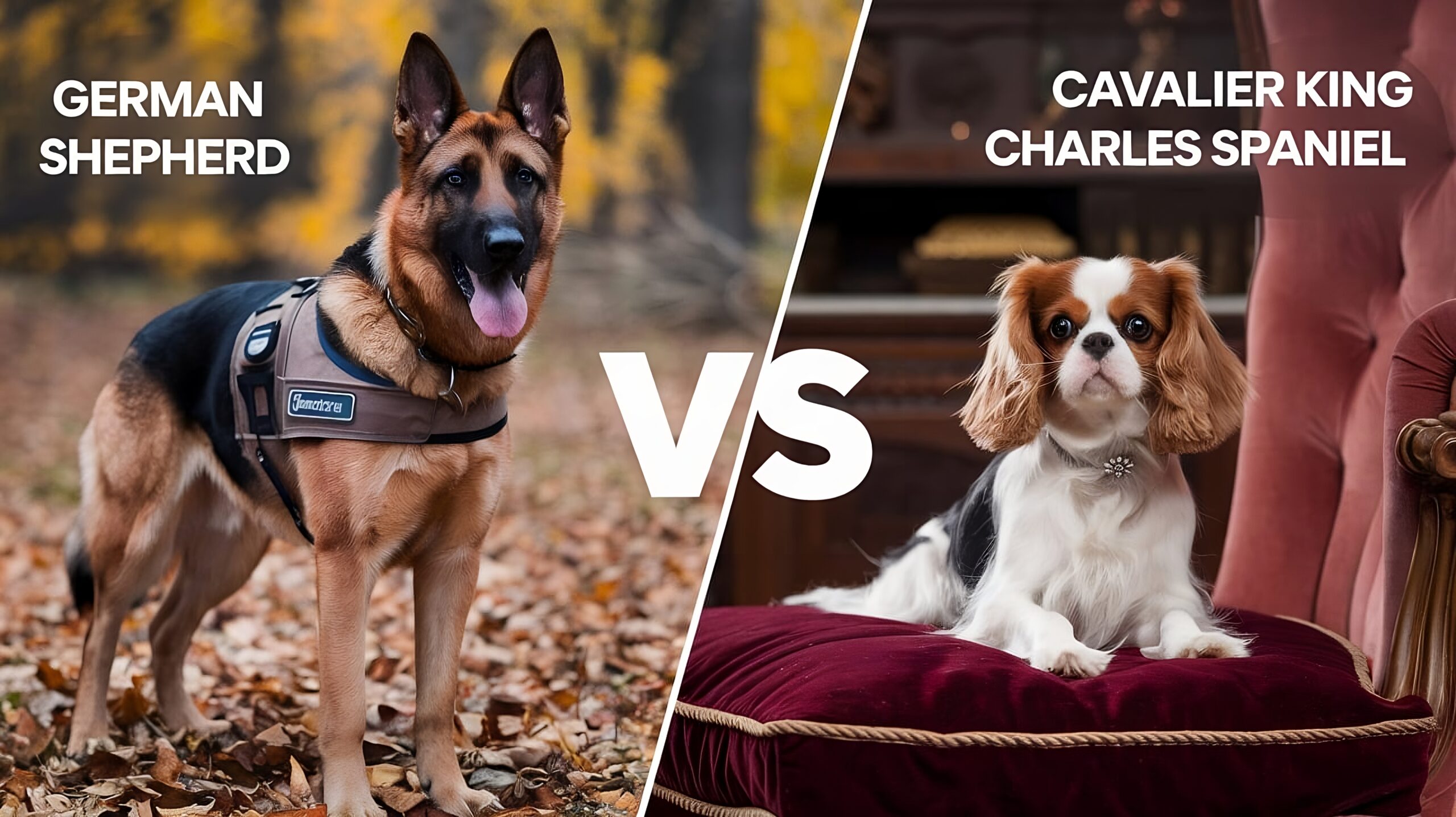 German Shepherd vs Cavalier King Charles Spaniel: Which Breed is Right for You?